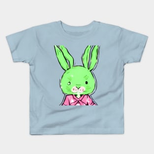 Jitters the Hyper Anime Easter Bunny (MD23ETR031c) Kids T-Shirt